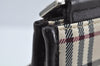 Authentic BURBERRY Nova Check Shoulder Cross Body Bag Canvas Leather Beige L0254