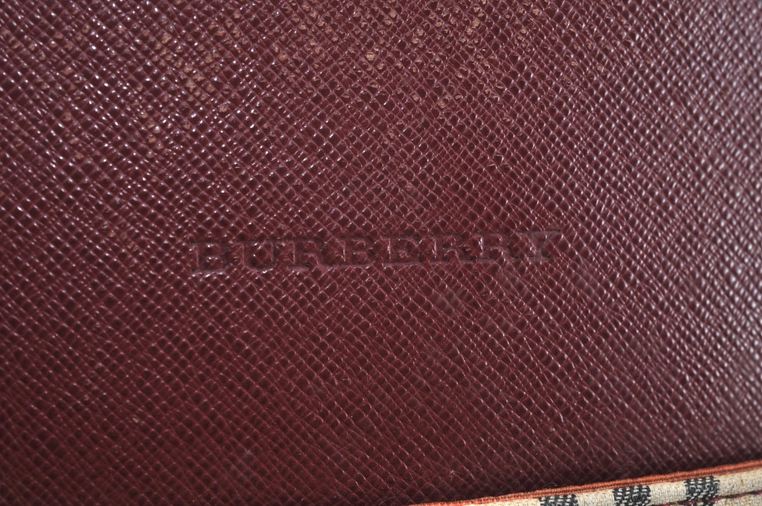 Authentic BURBERRY Nova Check Shoulder Cross Body Bag Canvas Beige Red L0255