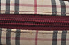 Authentic BURBERRY Nova Check Shoulder Cross Body Bag Canvas Beige Red L0255
