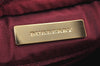 Authentic BURBERRY Nova Check Shoulder Cross Body Bag Canvas Beige Red L0255