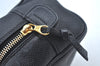 Authentic CHANEL Caviar Skin CC Logo Cosmetic Pouch Purse Black L0257