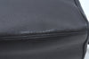 Authentic CHANEL Caviar Skin CC Logo Cosmetic Pouch Purse Black L0257