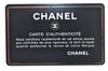 Authentic CHANEL Caviar Skin CC Logo Cosmetic Pouch Purse Black L0257