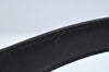 Authentic GUCCI Shoulder Bag GG Canvas Leather Black L0260