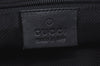 Authentic GUCCI Shoulder Bag GG Canvas Leather Black L0260