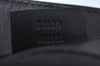 Authentic GUCCI Shoulder Bag GG Canvas Leather Black L0260