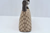 Authentic GUCCI Shoulder Bag GG Canvas Leather Brown L0263