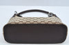 Authentic GUCCI Shoulder Bag GG Canvas Leather Brown L0263