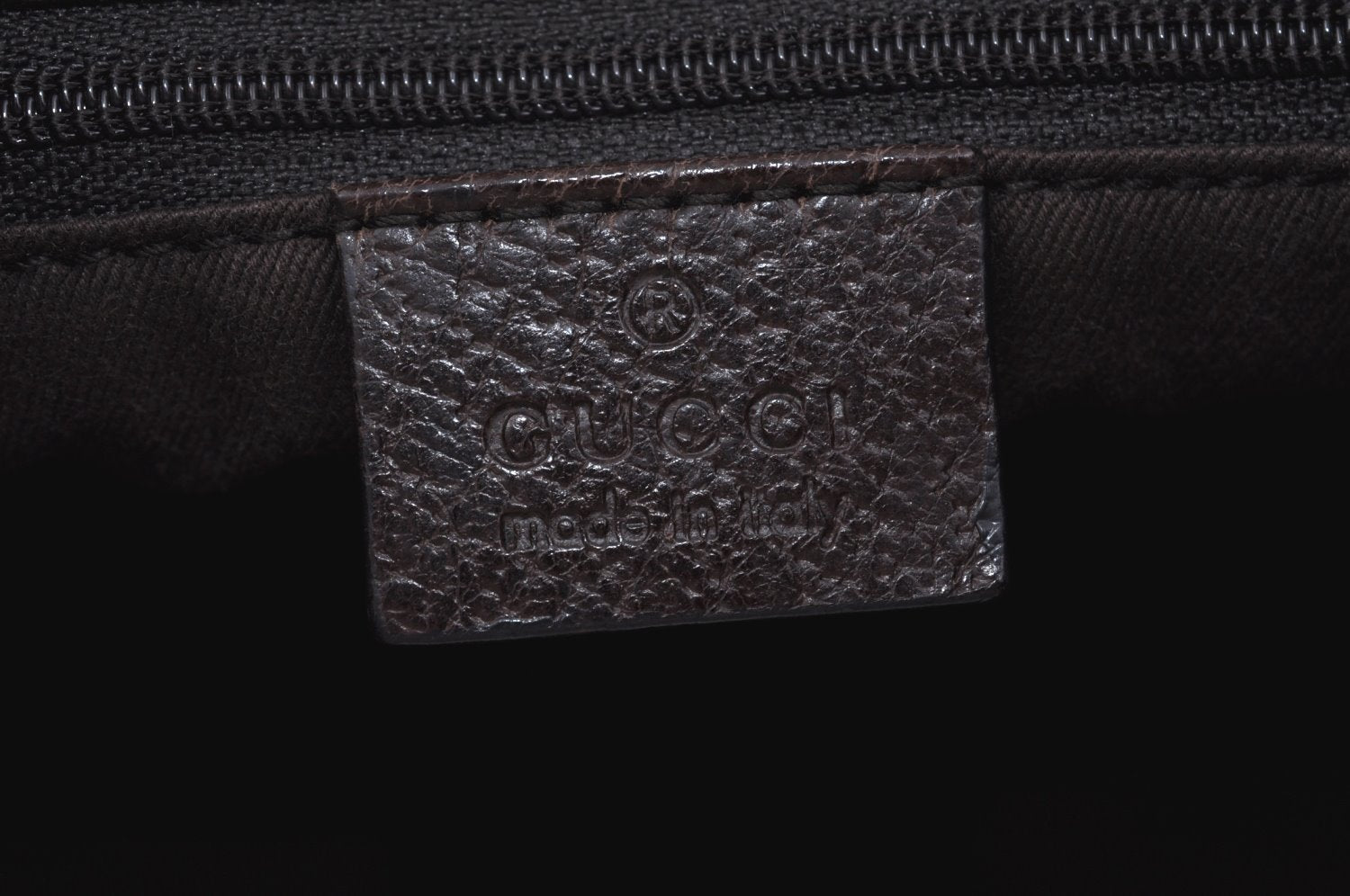 Authentic GUCCI Shoulder Bag GG Canvas Leather Brown L0263