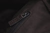 Authentic GUCCI Shoulder Bag GG Canvas Leather Brown L0263