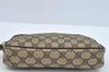 Authentic GUCCI GG Shoulder Cross Body Bag PVC Leather Brown L0265