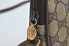 Authentic GUCCI GG Shoulder Cross Body Bag PVC Leather Brown L0265