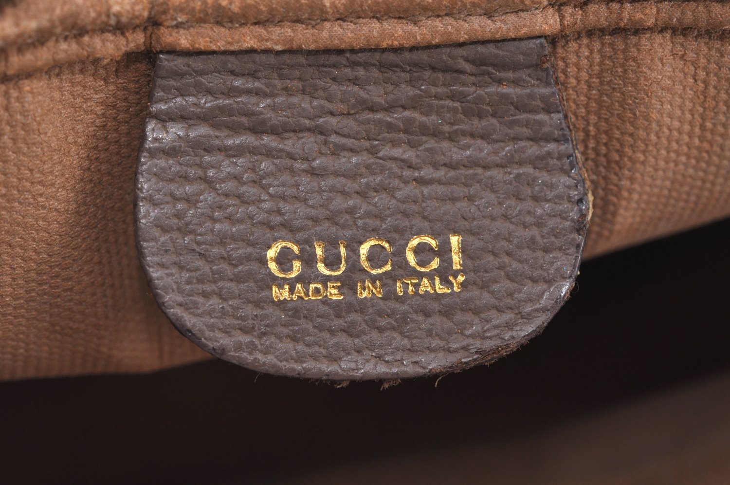 Authentic GUCCI GG Shoulder Cross Body Bag PVC Leather Brown L0265
