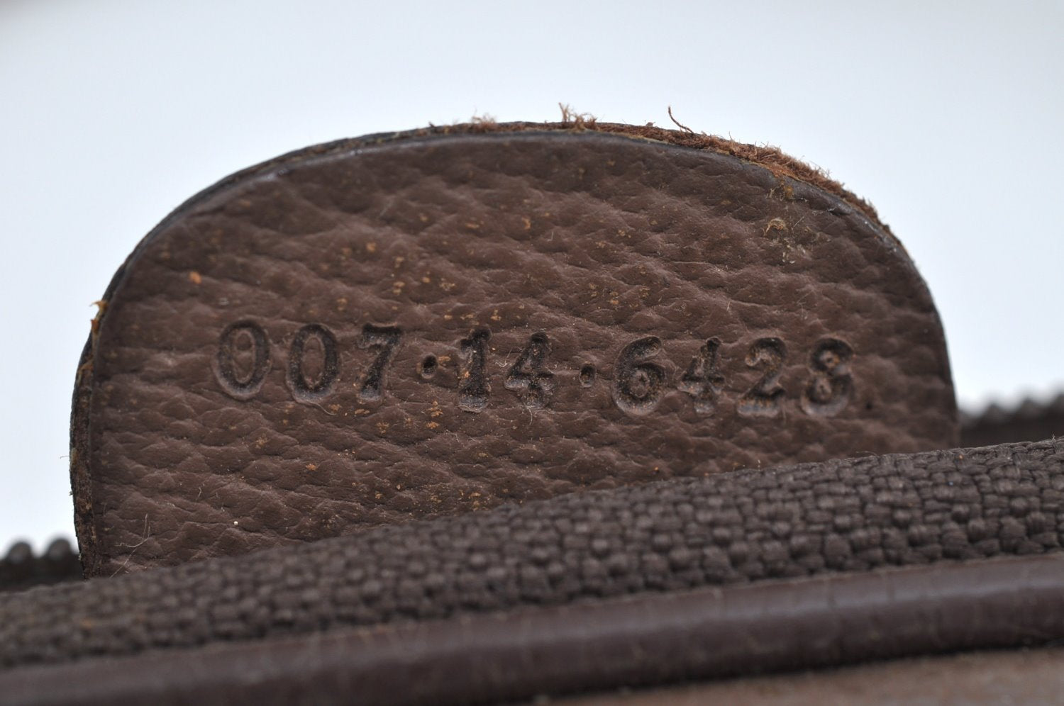 Authentic GUCCI GG Shoulder Cross Body Bag PVC Leather Brown L0265