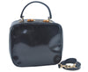 Authentic GUCCI Bamboo 2way Hand Shoulder Bag Leather Black Junk L0266