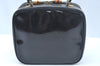 Authentic GUCCI Bamboo 2way Hand Shoulder Bag Leather Black Junk L0266