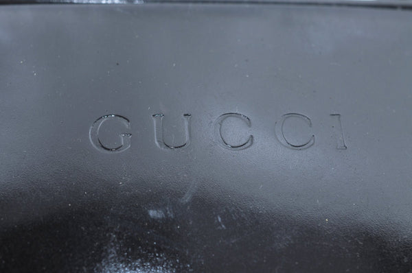 Authentic GUCCI Bamboo 2way Hand Shoulder Bag Leather Black Junk L0266