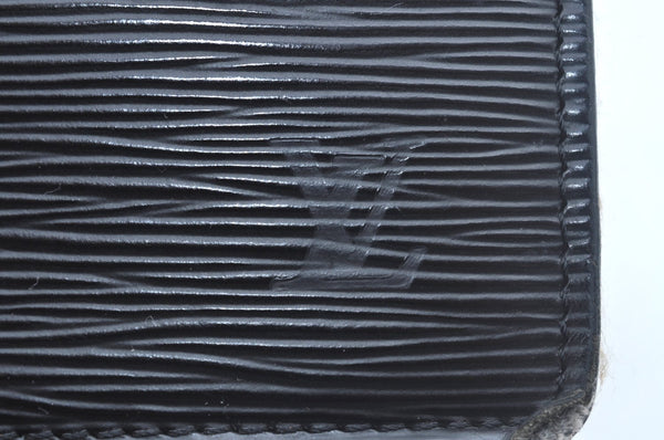 Authentic Louis Vuitton Epi Riviera Hand Bag Black M48182 LV Junk L0267