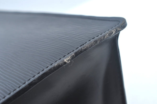 Authentic Louis Vuitton Epi Riviera Hand Bag Black M48182 LV Junk L0267