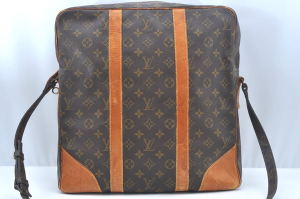 Auth Louis Vuitton Monogram Grand Marceau Shoulder Cross Bag Old Model LV L0268