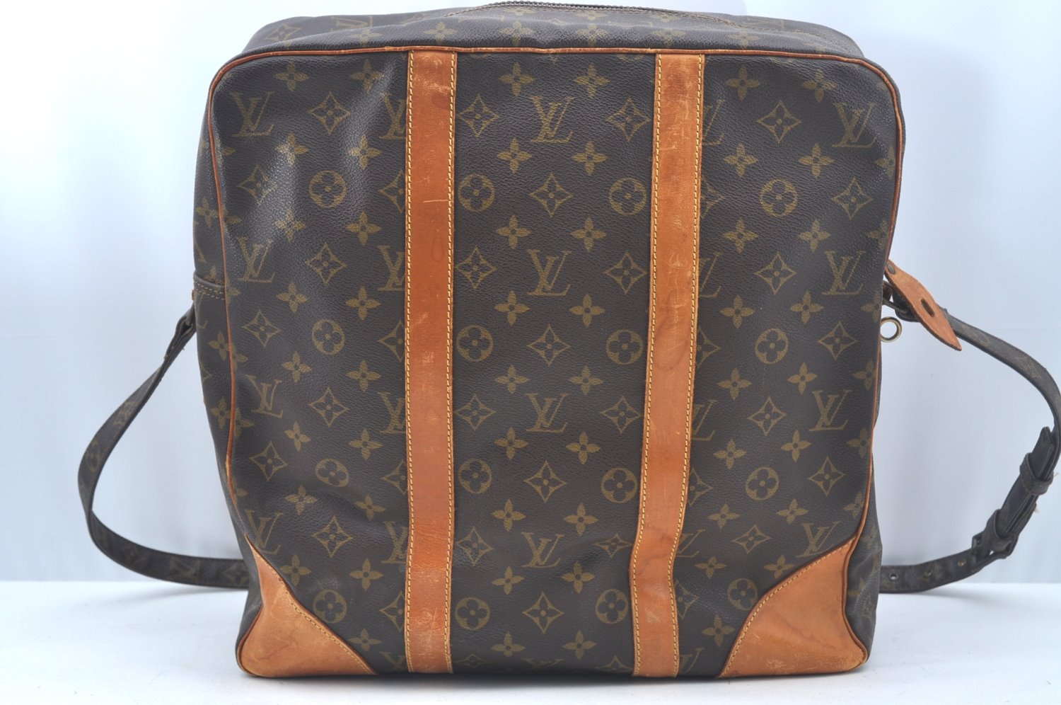 Auth Louis Vuitton Monogram Grand Marceau Shoulder Cross Bag Old Model LV L0268