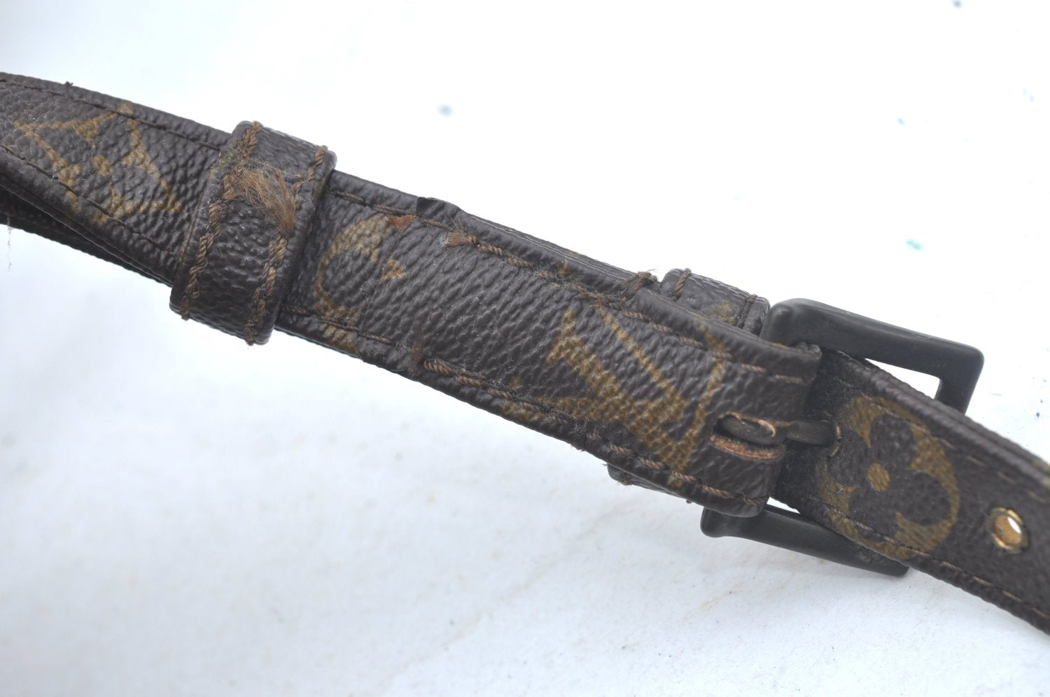 Auth Louis Vuitton Monogram Grand Marceau Shoulder Cross Bag Old Model LV L0268