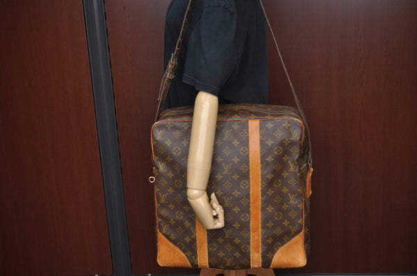 Auth Louis Vuitton Monogram Grand Marceau Shoulder Cross Bag Old Model LV L0268