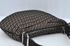 Authentic FENDI Zucchino Shoulder Bag Canvas Leather Black L0273