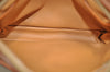Authentic CELINE Macadam Blason Pattern Clutch Hand Bag PVC Leather Brown L0275