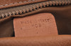 Authentic CELINE Macadam Blason Pattern Clutch Hand Bag PVC Leather Brown L0275