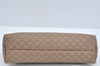 Authentic CELINE Macadam Blason Pattern Clutch Hand Bag PVC Leather Brown L0276
