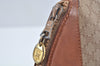 Authentic CELINE Macadam Blason Pattern Clutch Hand Bag PVC Leather Brown L0276