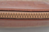 Authentic CELINE Macadam Blason Pattern Clutch Hand Bag PVC Leather Brown L0276