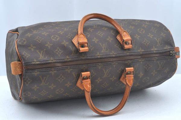 Authentic Louis Vuitton Monogram Speedy 40 Hand Boston Bag Old Model LV L0277