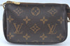 Authentic Louis Vuitton Monogram Mini Pochette Accessoires Pouch M58009 LV L0281
