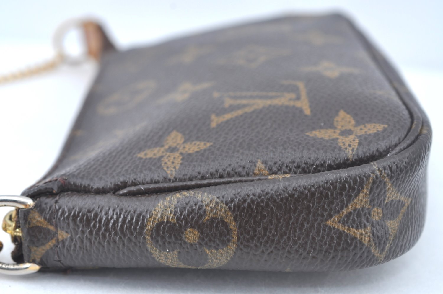 Authentic Louis Vuitton Monogram Mini Pochette Accessoires Pouch M58009 LV L0281