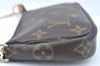 Authentic Louis Vuitton Monogram Mini Pochette Accessoires Pouch M58009 LV L0281