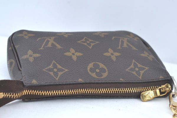 Authentic Louis Vuitton Monogram Mini Pochette Accessoires Pouch M58009 LV L0281