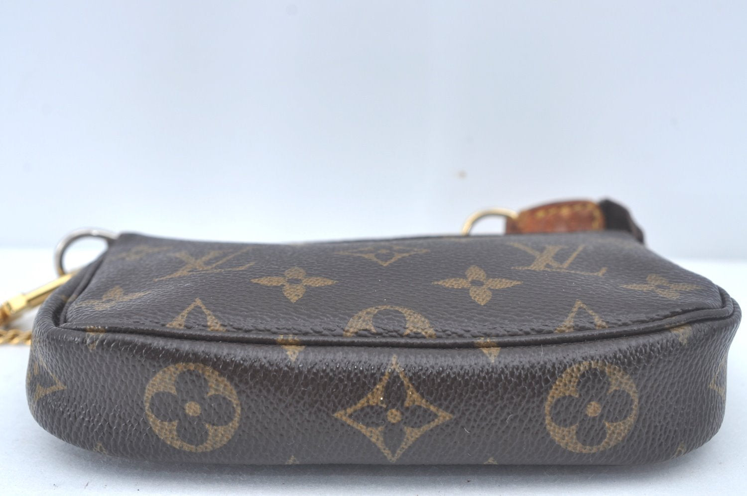 Authentic Louis Vuitton Monogram Mini Pochette Accessoires Pouch M58009 LV L0281