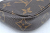 Authentic Louis Vuitton Monogram Mini Pochette Accessoires Pouch M58009 LV L0281