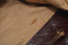 Authentic BOTTEGA VENETA Velour Leather Shoulder Cross Body Bag Brown L0285