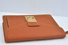 Auth Louis Vuitton Epi Pochette Sellier Dragonne Clutch Bag M52618 Brown L0286
