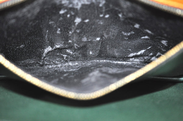 Auth Louis Vuitton Epi Pochette Sellier Dragonne Clutch Bag M52618 Brown L0286