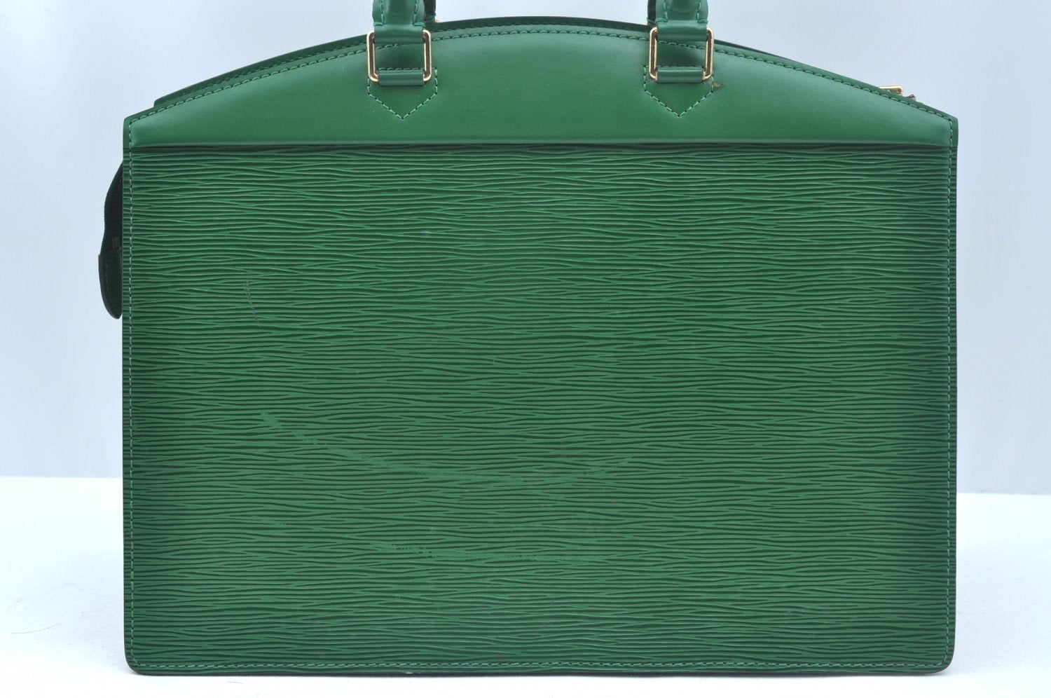 Authentic Louis Vuitton Epi Riviera Hand Bag Green M48184 LV Junk L0287