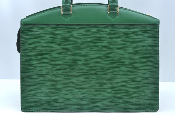 Authentic Louis Vuitton Epi Riviera Hand Bag Green M48184 LV Junk L0287