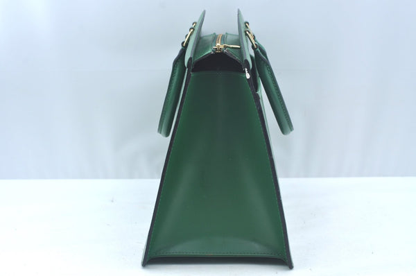 Authentic Louis Vuitton Epi Riviera Hand Bag Green M48184 LV Junk L0287