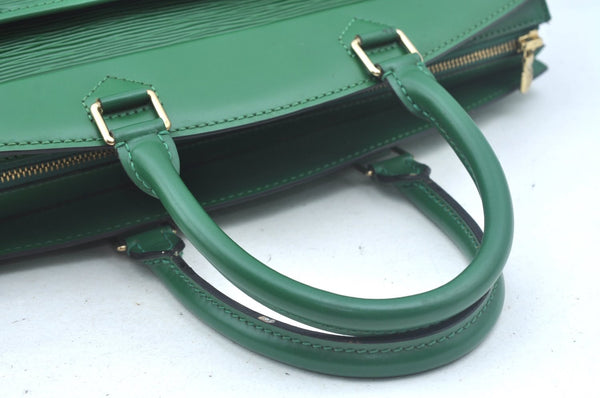Authentic Louis Vuitton Epi Riviera Hand Bag Green M48184 LV Junk L0287