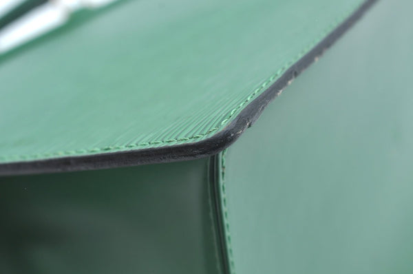 Authentic Louis Vuitton Epi Riviera Hand Bag Green M48184 LV Junk L0287