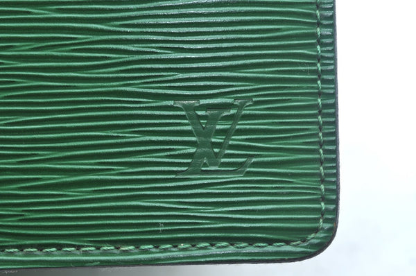 Authentic Louis Vuitton Epi Riviera Hand Bag Green M48184 LV Junk L0287