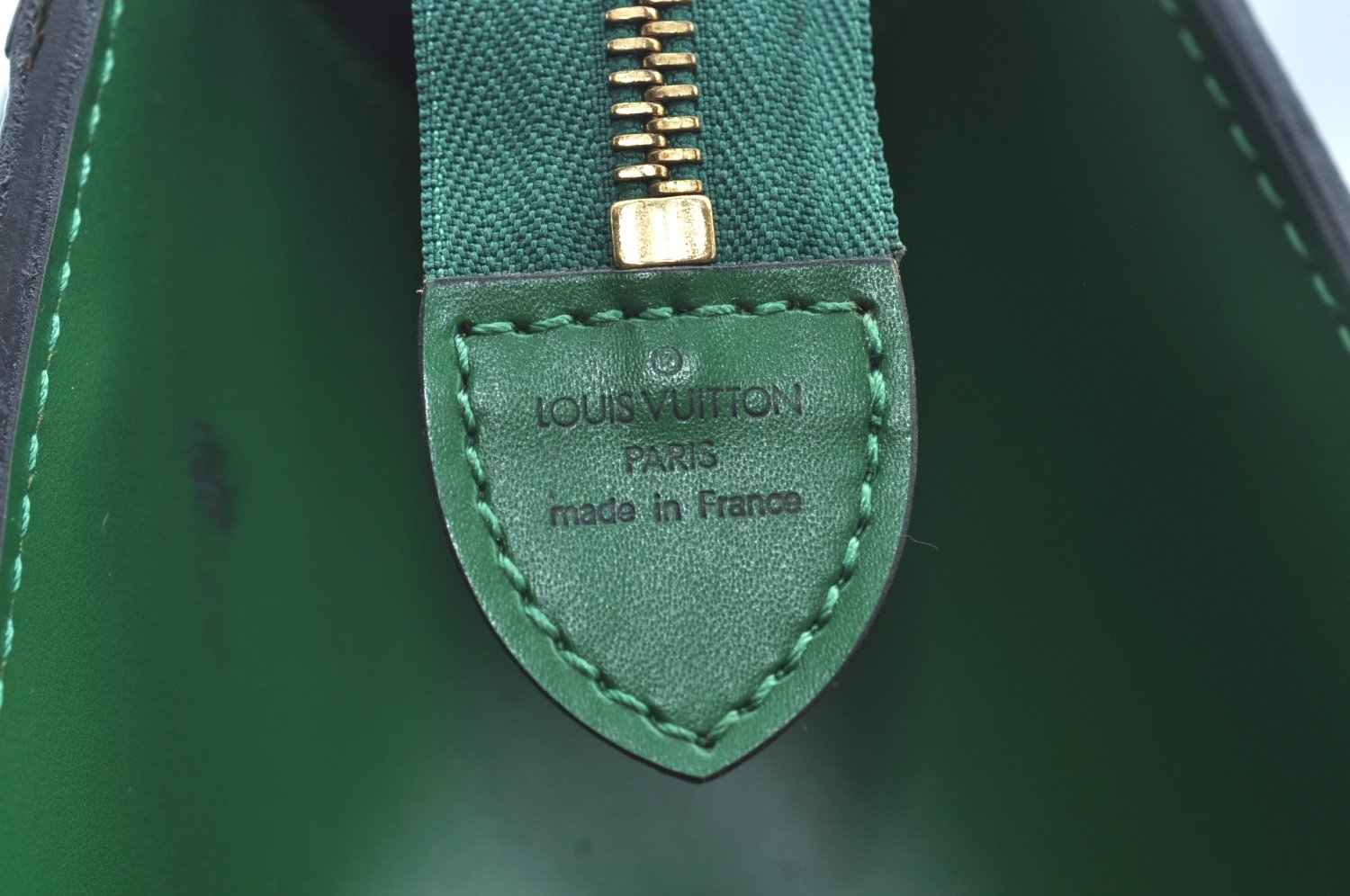Authentic Louis Vuitton Epi Riviera Hand Bag Green M48184 LV Junk L0287